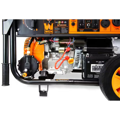 11,000-Watt 120V/240V Dual Fuel Portable Gas/Propane Generator with Wheel Kit, Electric Start and CO Watchdog