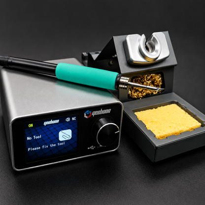 GEEBOON 220W TC22 Soldering Station with Color Curve Display, Compatible with 115/210/245/T12 Tips