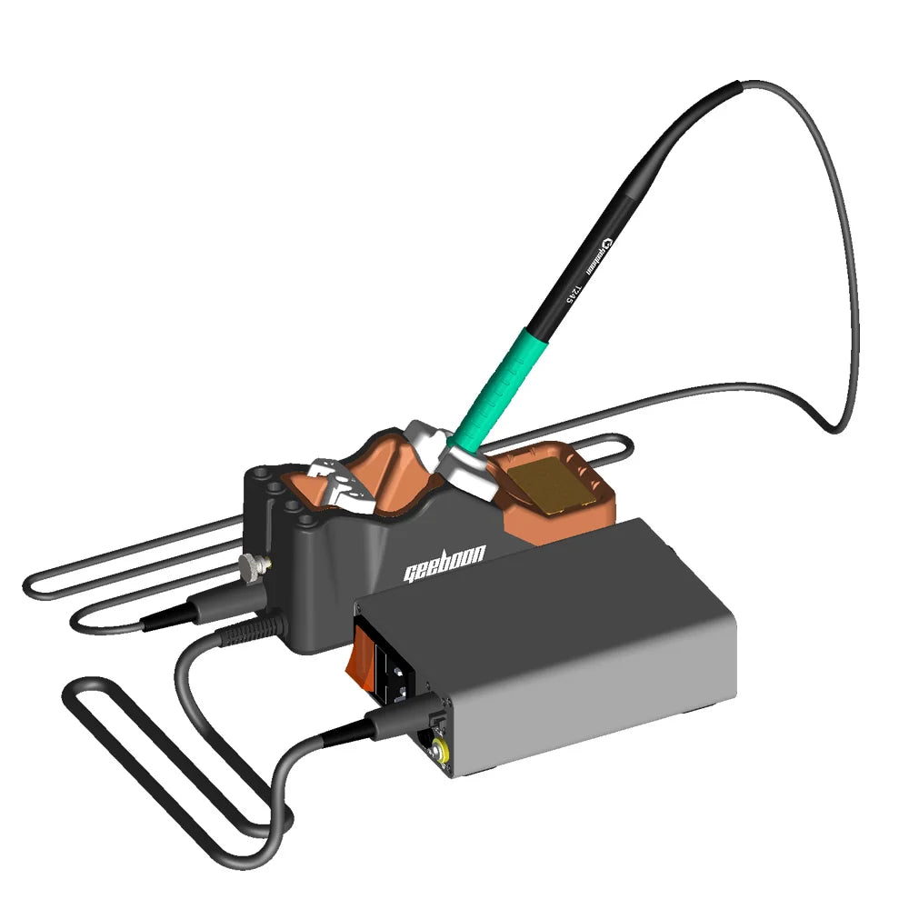 GEEBOON 220W TC22 Soldering Station with Color Curve Display, Compatible with 115/210/245/T12 Tips