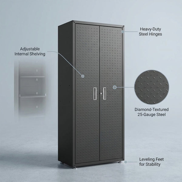 Fortress 75" Tall Garage Cabinet